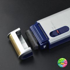 Máy Cạo Râu Yandou Pin Sạc Nhỏ Gọn - Lưỡi Ngang Cao Cấp Vỏ Bạc, Thích Hợp Du Lịch, Quà Tặng Ý Nghĩa