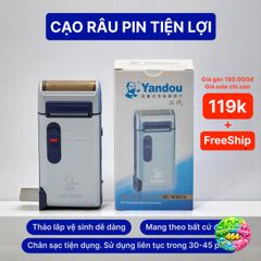 Máy Cạo Râu Di Động YANDOU SC-W301U - Cạo Sạch, Tiện Lợi, Sạc Pin, Dễ Dàng Vệ Sinh - Thiết Kế Nhỏ Gọn Cho Du Lịch và Hàng Ngày