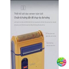 Máy Cạo Râu Yandou SC-W316U Titan - Cạo Sạch, Tiện Lợi, Thiết Kế Sang Trọng - Sạc Dài 30 Phút, Đèn Báo Thông Minh