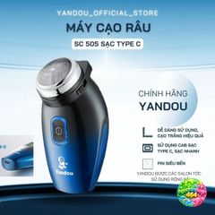 Máy Cạo Râu Yandou SC505 5 Trong 1 - Cầm Tay, Sạc Nhanh, Lưỡi Xoay Sắc Bén, Tiết Kiệm Thời Gian, An Toàn Cho Da