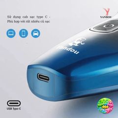 Máy Cạo Râu Yandou SC505 5 Trong 1 - Cầm Tay, Sạc Nhanh, Lưỡi Xoay Sắc Bén, Tiết Kiệm Thời Gian, An Toàn Cho Da