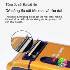 Máy Cạo Râu Điện Yandou SC-W301U - Sạc Lại, Lưỡi Cạo Chính Xác, Thiết Kế Tiện Lợi, Dễ Dàng Vệ Sinh, Phù Hợp Vớ Râu Dày, Cứng