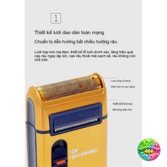 Máy Cạo Râu Điện Yandou SC-W301U - Sạc Lại, Lưỡi Cạo Chính Xác, Thiết Kế Tiện Lợi, Dễ Dàng Vệ Sinh, Phù Hợp Vớ Râu Dày, Cứng