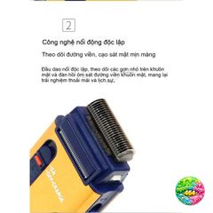 Máy Cạo Râu Điện Yandou SC-W301U - Sạc Lại, Lưỡi Cạo Chính Xác, Thiết Kế Tiện Lợi, Dễ Dàng Vệ Sinh, Phù Hợp Vớ Râu Dày, Cứng