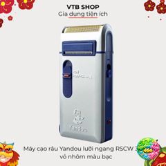 Máy Cạo Râu Yandou RSCW 301U Vỏ Nhôm Sáng Bóng - Lưỡi Ngang Tiện Dụng, Thời Trang Và An Toàn Cho Da