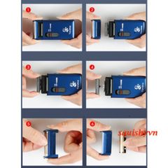 Máy cạo râu YANDOU SC312 - Thiết kế sang trọng, sạc USB tiện lợi, quà tặng phái mạnh hoàn hảo cho làn da nhạy cảm