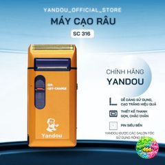 Máy Cạo Râu Yandou RSCW 316U Lưỡi Ngang Cao Cấp - Thiết Kế Sang Trọng, Tiện Dụng Sạc Pin, Dùng 5-6 Ngày