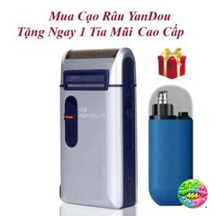 Máy Cạo Râu Cao Cấp YanDou RSCW 301 & Máy Tỉa Lông Mũi KonKa An Toàn, Không Đau, Thiết Kế Nhỏ Gọn, Tiện Dụng Cho Nam