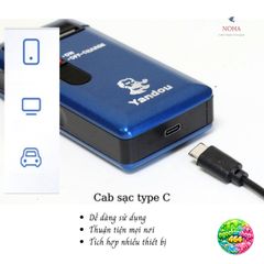 Máy Cạo Râu Yandou SC312 Sạc USB - Thiết Kế Sang Trọng, An Toàn, Tiện Dụng, Quà Tặng Ý Nghĩa Cho Đấng Mày Râu