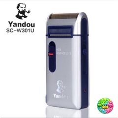 Máy Cạo Râu Yandou SC-W301U Vàng Trắng - Thiết Kế Nhỏ Gọn, Lưỡi Thép Siêu Bén - Phụ Kiện Chăm Sóc Bản Thân Chất Lượng Cao
