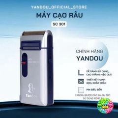 Máy Cạo Râu Cầm Tay Yandou 301U Cao Cấp - Mini Sạc Điện Lưỡi Ngang Gọn Nhẹ, Thiết Kế Sang Trọng và Tiện Dụng