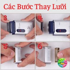 Bộ 5 Lưỡi Cạo Râu Yandou SC-W301U Chính Hãng - Mặt Hàng Chất Lượng Cao Cho Máy Cạo Râu Nam