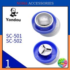 Bộ lưỡi thay máy cạo râu xoay Yandou SC501/SC502 - Thép không gỉ, dễ dàng thay thế, sản phẩm chất lượng cho phái mạnh