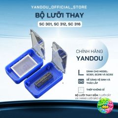 Lưỡi Cạo Râu Yandou Thay Thế - Bộ Lưỡi Ngang Thép Không Gỉ Dùng Cho Máy Cạo Râu RSCW 301U, 316U, 311U