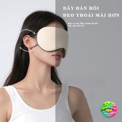 Mặt Nạ Ngủ Che Mắt Hai Mặt - Lụa Mát Lạnh Thoáng Khí, Dễ Dàng Điều Chỉnh, Giải Pháp Ngủ Ngon Cho Mọi Người