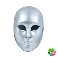 Mặt Nạ Off-White Kinh Dị Full Face Cho Halloween - Phụ Kiện Thời Trang Hóa Trang Carnival Party ấn Tượng