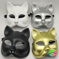 Mặt Nạ Off-White Kinh Dị Full Face Cho Halloween - Phụ Kiện Thời Trang Hóa Trang Carnival Party ấn Tượng