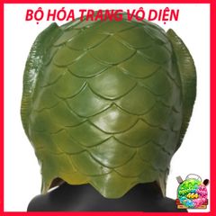 Mặt Nạ Cao Su Benbo Pa Xanh Lá - Mặt Nạ Cosplay Độc Đáo cho Lễ Hội, Halloween và Tiệc Tùng, Phù Hợp cho Người Lớn và Trẻ Em
