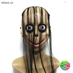 Mặt nạ Halloween Ma nữ tóc dài - Phụ kiện trang trí cosplay Halloween, quán bar, bữa tiệc hóa trang cho người lớn