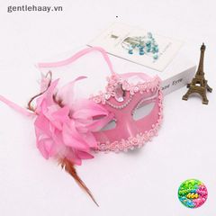 Áo Mặt Nạ Venetian Đính Kim Cương Phối Lông Vũ Màu Tím - Phụ Kiện Tiệc Cưới và Lễ Hội Sang Trọng cho Nữ