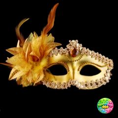Áo Mặt Nạ Venetian Đính Kim Cương Phối Lông Vũ Màu Tím - Phụ Kiện Tiệc Cưới và Lễ Hội Sang Trọng cho Nữ