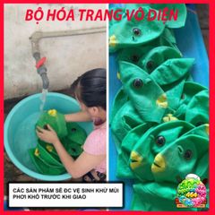 Mặt Nạ Ếch Xanh Trá Hình - Mặt Nạ Cosplay Hài Hước Cho Tiệc Tùng, Halloween, Biểu Diễn, Dễ Dàng Dán Lên Mặt