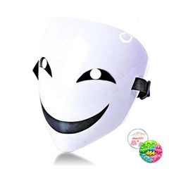 Mặt Nạ Halloween HIRUKO Cười Trắng Vui Nhộn - Mặt Nạ Cosplay Kinh Dị Cho Tiệc Tùng và Trang Phục Anime