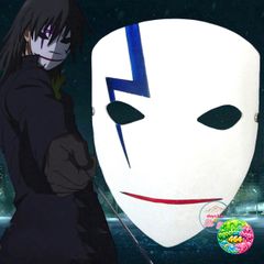 Mặt Nạ Halloween HIRUKO Cười Trắng Vui Nhộn - Mặt Nạ Cosplay Kinh Dị Cho Tiệc Tùng và Trang Phục Anime