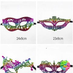 Mặt Nạ Mắt Ren Gợi Cảm Mạ Vàng - Phụ Kiện Hóa Trang Thời Thượng Cho Tiệc Halloween & Vũ Hội Cosplay