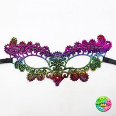 Mặt Nạ Mắt Ren Gợi Cảm Mạ Vàng - Phụ Kiện Hóa Trang Thời Thượng Cho Tiệc Halloween & Vũ Hội Cosplay