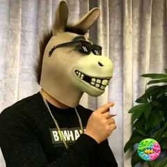 Mặt Nạ Cosplay Halloween Cá Xanh Độc Đáo - Silicone An Toàn, Lý Tưởng Cho Bữa Tiệc Hóa Trang Vui Nhộn