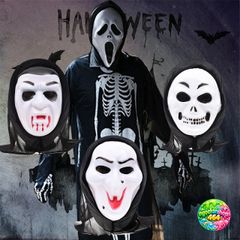 Mặt Nạ Scream Halloween - Mặt Nạ Thần Chết Chất Liệu Nhựa Dẻo, Phụ Kiện Hoá Trang Độc Đáo Cho Ngày Hội Hóa Trang