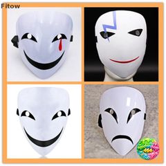 Mặt Nạ Cosplay Hiruko Trắng Đen - Phụ Kiện Thời Trang Anime Độc Đáo cho Fan Hâm Mộ