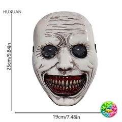 Mặt Nạ Quỷ Kinh Dị Halloween - Mặt Nạ Smile Nhựa Đạo Cụ Hóa Trang Tiệc, Trang Trí Sân Khấu, Phù Hợp Mọi Lứa Tuổi