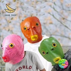 Mặt Nạ Cá Xanh Silicone Cosplay Halloween - Phụ Kiện Thời Trang Độc Đáo Đem Lại Trải Nghiệm Thực Tế Cho Fan Hâm Mộ