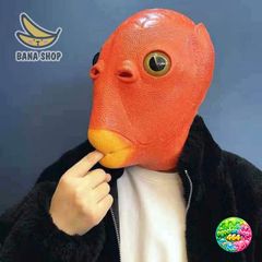 Mặt Nạ Cá Xanh Silicone Cosplay Halloween - Phụ Kiện Thời Trang Độc Đáo Đem Lại Trải Nghiệm Thực Tế Cho Fan Hâm Mộ