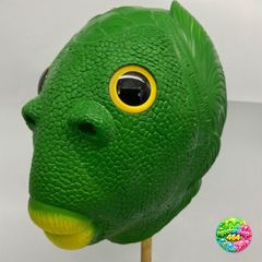 Mũ Đội Đầu Hóa Trang Silicon Hình Cá Xanh - Phụ Kiện Tham Gia Tiệc Halloween, Giáng Sinh và Nhập Vai Thú Vị
