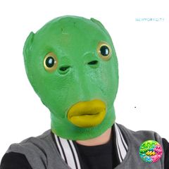 Mặt Nạ Silicone Hình Cá Dễ Thương - Phụ Kiện Hóa Trang An Toàn Cho Lễ Hội, Halloween, Giáng Sinh, Dạ Tiệc
