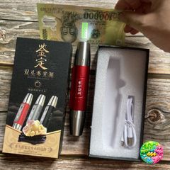 Đèn Soi Tiền Giấy Tờ Cao Cấp 6 Chế Độ Ánh Sáng - Đèn Pin Kiểm Tra Đá Quý, Giấy Tờ Chính Hãng, Bảo Hành 3 Tháng