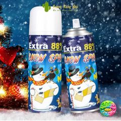 Xịt Tuyết Giáng Sinh 205ml - Bình Xịt Tuyết An Toàn Cho Tiệc Sinh Nhật, Lễ Hội 88% - Tạo Không Khí Vui Vẻ Ấm Áp