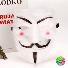 Mặt Nạ Vàng Anonymous - Phụ Kiện Cosplay Hacker Dành Cho Halloween, Hóa Trang ấn Tượng