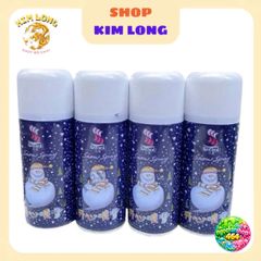 Bình Xịt Tuyết Nhân Tạo 210ml - Trang Trí Giáng Sinh và Sinh Nhật, Tạo Không Khí Lễ Hội Rực Rỡ