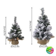 Cây Thông Noel Nhựa Mini Phun Tuyết - Trang Trí Giáng Sinh Sáng Tạo Thủ Công Cho Nhà Cửa, Tiệc Và Quà Tặng
