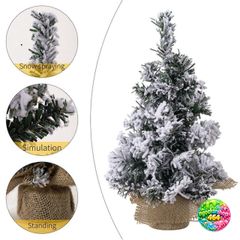Cây Thông Noel Nhựa Mini Phun Tuyết - Trang Trí Giáng Sinh Sáng Tạo Thủ Công Cho Nhà Cửa, Tiệc Và Quà Tặng