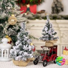 Cây Thông Noel Nhựa Mini Phun Tuyết - Trang Trí Giáng Sinh Sáng Tạo Thủ Công Cho Nhà Cửa, Tiệc Và Quà Tặng