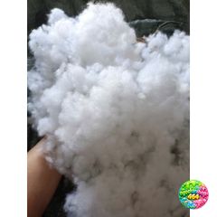 Bông Thủy Tĩnh Cao Cấp Trắng Tinh Khôi - Trang Trí Noel, Tạo Tuyết, Bộ Đệm Gối Handmade An Toàn Cho Bé và Người Lớn