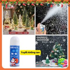 Bình Xịt Tuyết Không Tan 210ml - Trang Trí Giáng Sinh Lãng Mạn Cho Tiệc Sinh Nhật và Sự Kiện