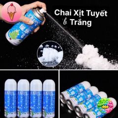 Chai Xịt Tuyết 210ml - Dụng Cụ Tiệc Sinh Nhật, Lễ Noel, Tưng Bừng Tết, Dễ Dàng Lau Chùi, Tuyết Tự Tan