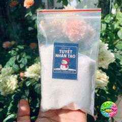 Bột Tuyết Nhân Tạo SAP 500g - Trang Trí Noel, Tiểu Cảnh Mùa Đông, Dễ Sử Dụng, An Toàn Cho Trẻ Em