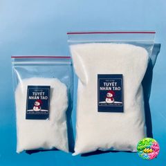 Bột Tuyết Nhân Tạo SAP 500g - Trang Trí Noel, Tiểu Cảnh Mùa Đông, Dễ Sử Dụng, An Toàn Cho Trẻ Em